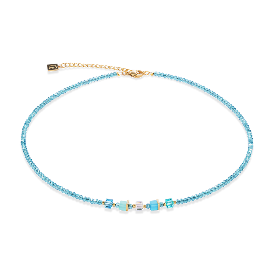 Joyful Colours Update Necklace gold-turquoise