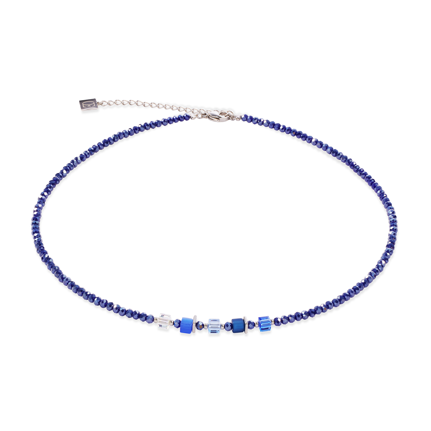 Joyful Colours Update Necklace silver-blue