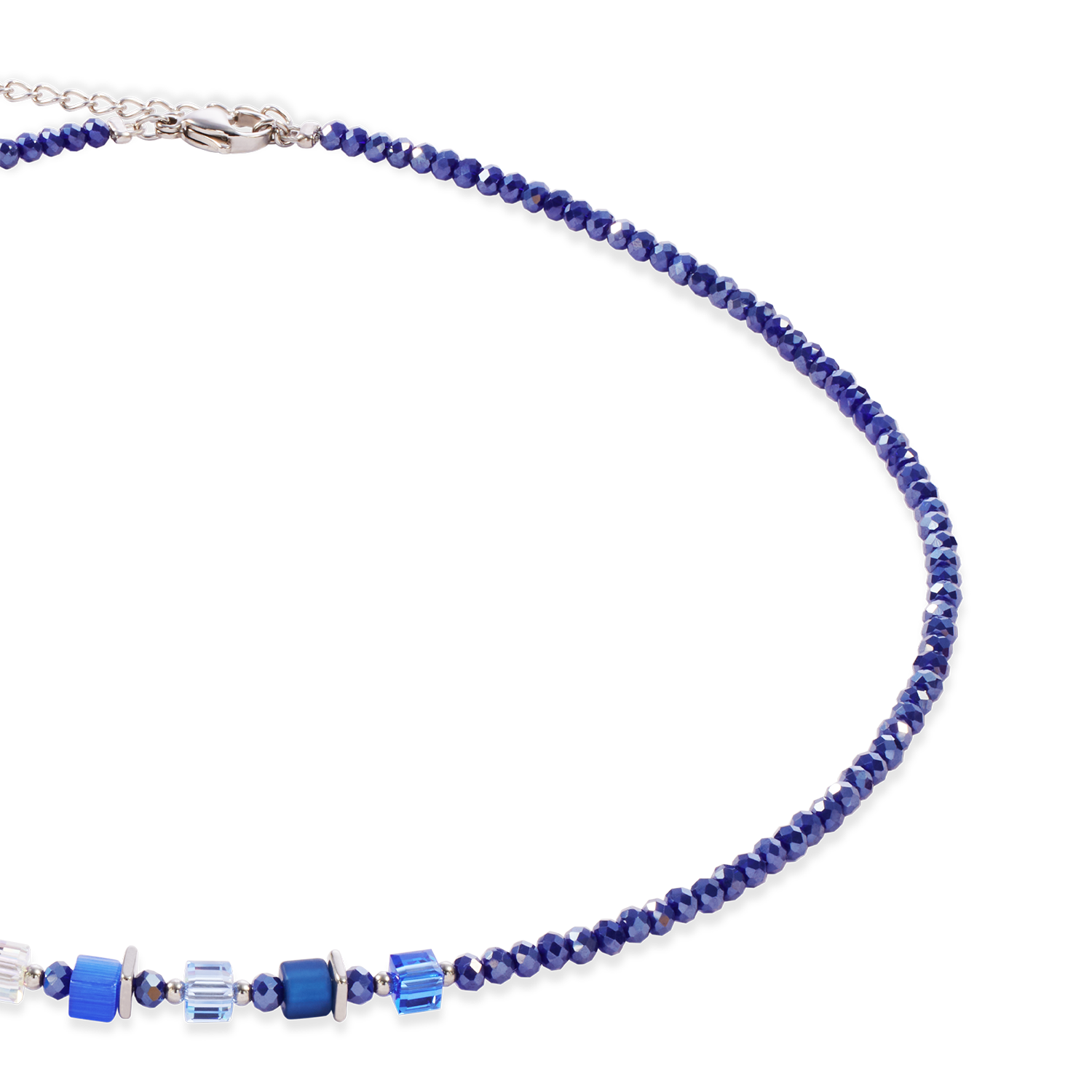 Joyful Colours Update Necklace silver-blue