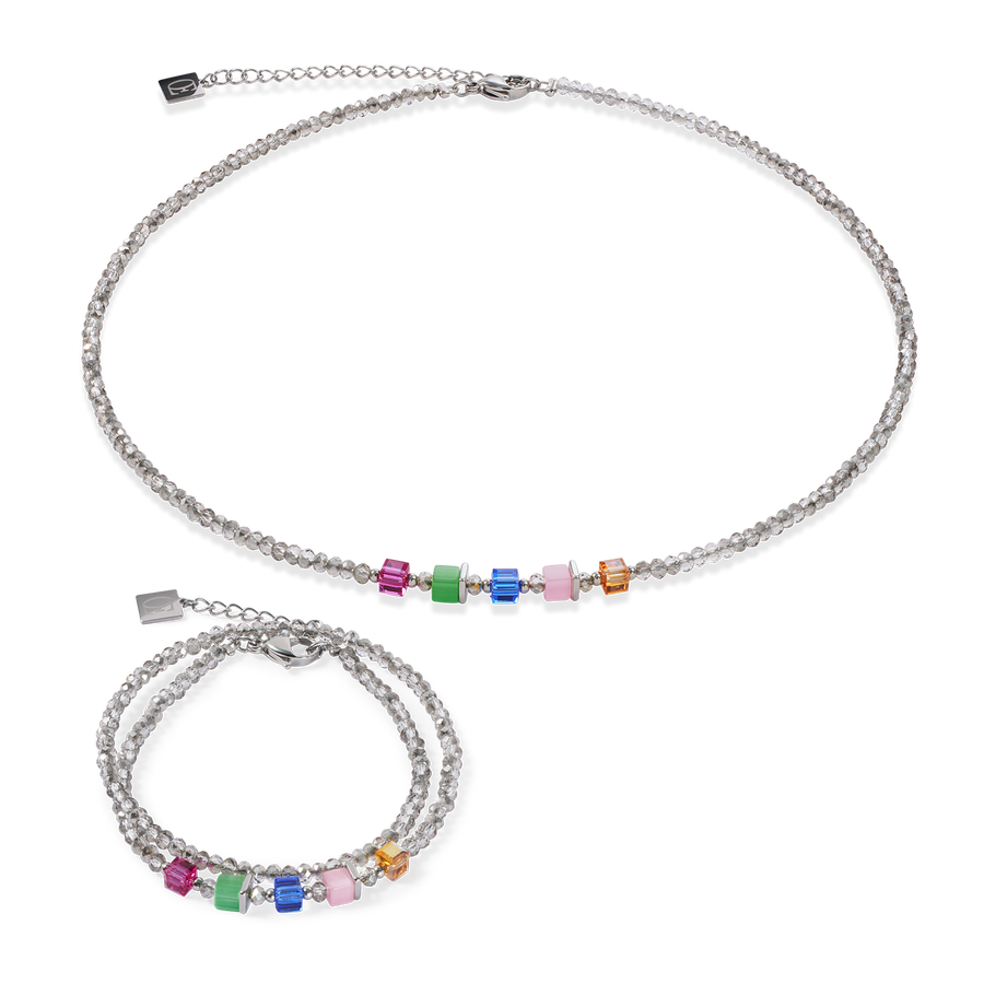 Joyful Colours Update Necklace silver-multicolour