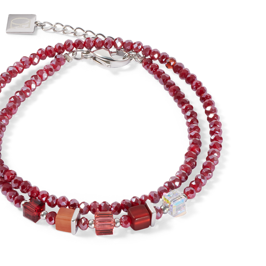 Joyful Colours Update Bracelet silver-red