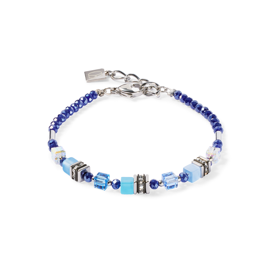 Bracelet Mini Cubes blue