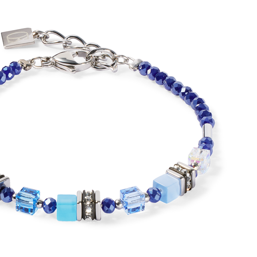 Bracelet Mini Cubes blue