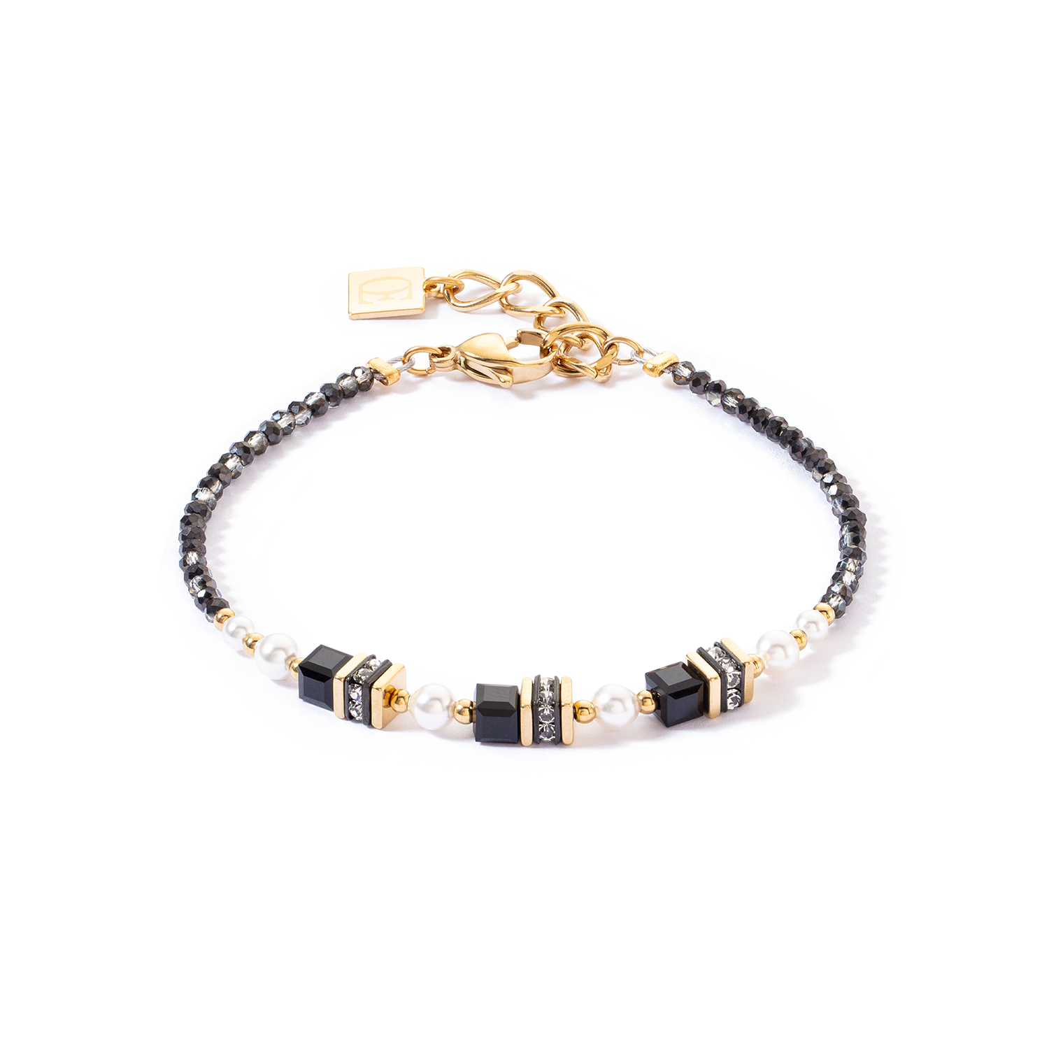 Sparkling Princess bracelet gold-black