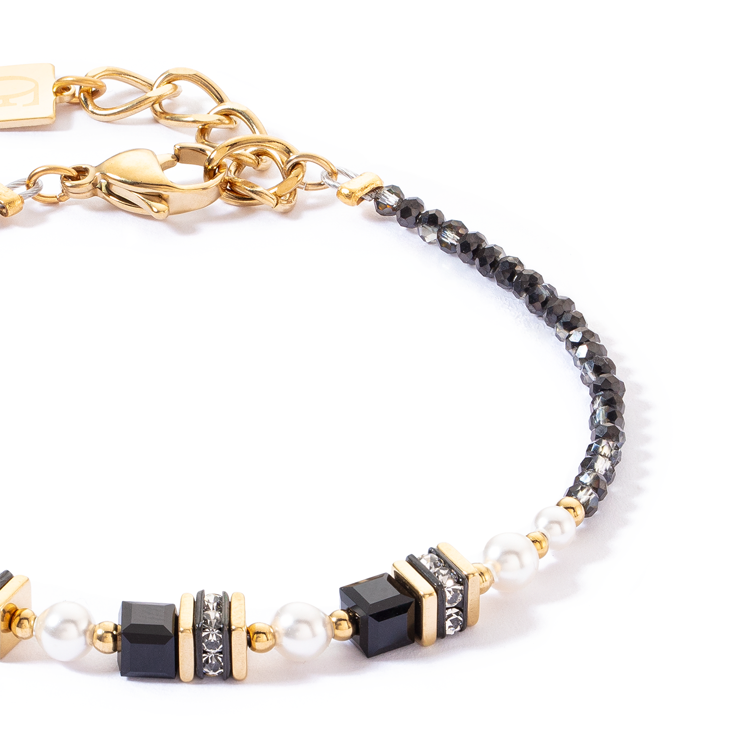 Sparkling Princess bracelet gold-black