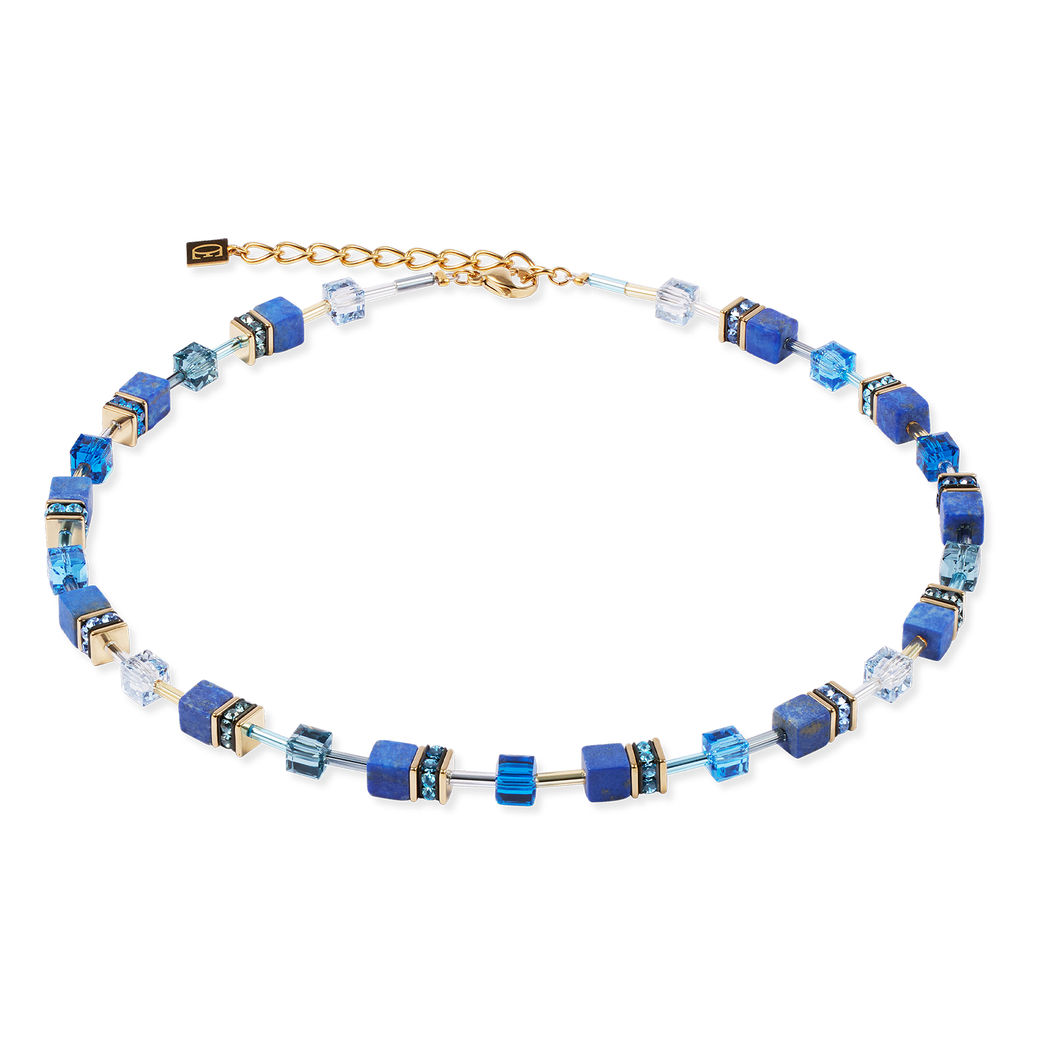 GeoCUBE® Iconic Precious necklace blue