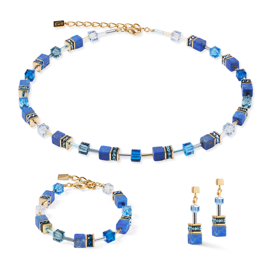 GeoCUBE® Iconic Precious necklace blue