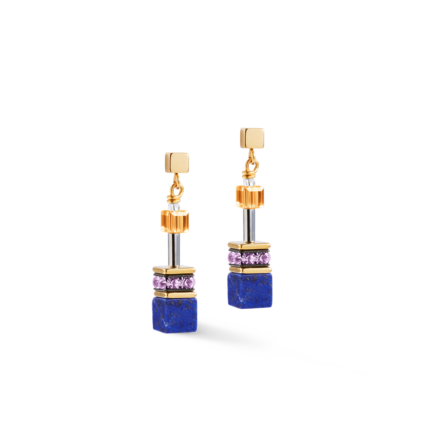 GeoCUBE® Iconic Precious earrings multicolour motion