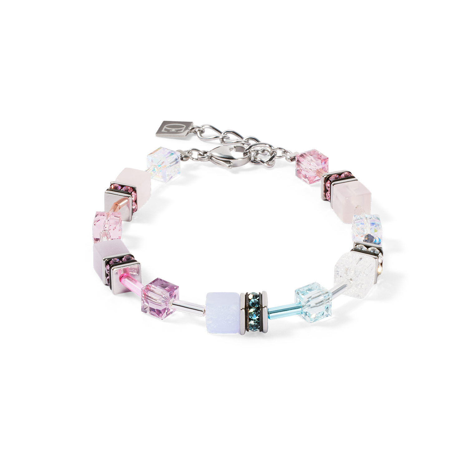 GeoCUBE® Iconic Precious bracelet pink-lilac