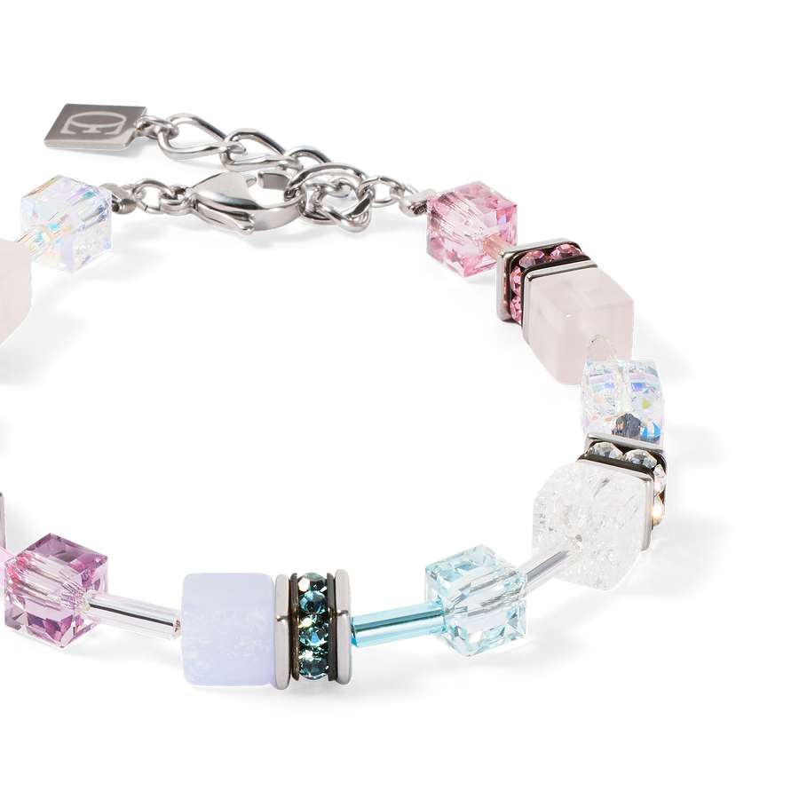 GeoCUBE® Iconic Precious bracelet pink-lilac