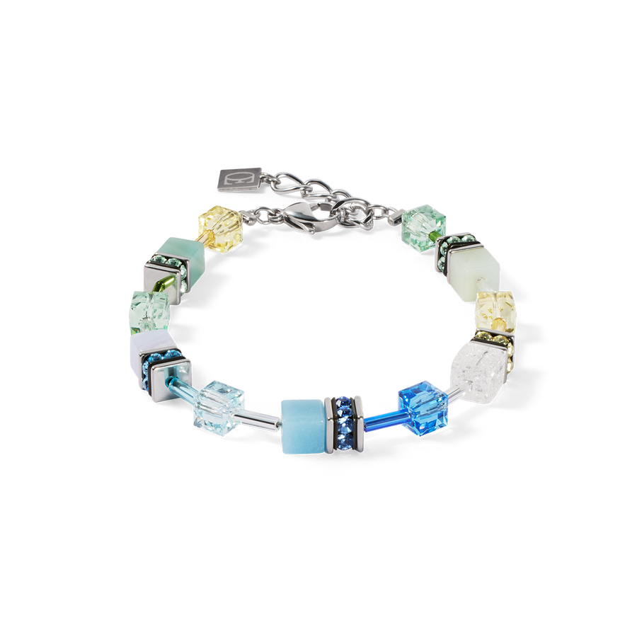 GeoCUBE® Iconic Precious bracelet aqua-green