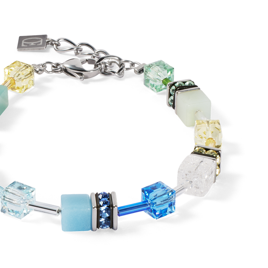 GeoCUBE® Iconic Precious bracelet aqua-green