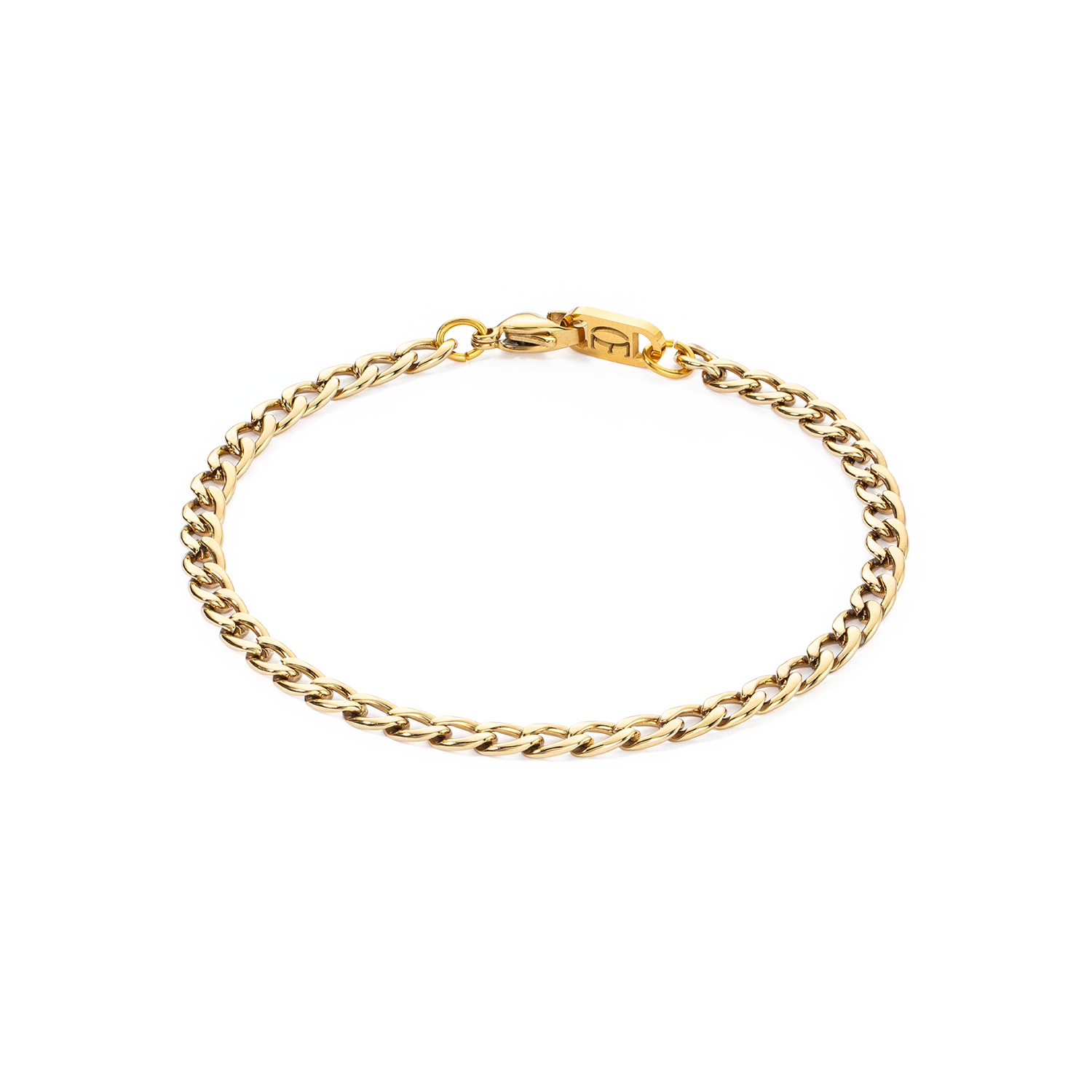 Extension chain 21 cm gold