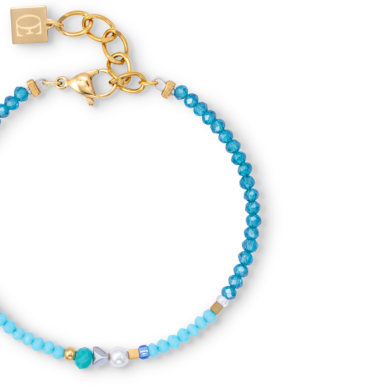 Bracelet Ocean Vibes turquoise gold