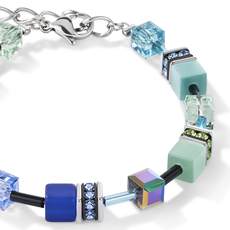 GeoCUBE® Bracelet blue-green