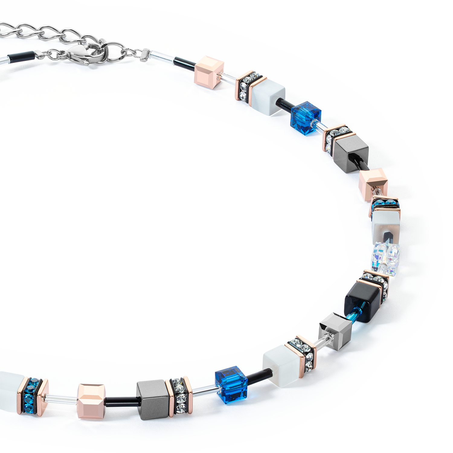 GeoCUBE® Iconic necklace Capri Blue