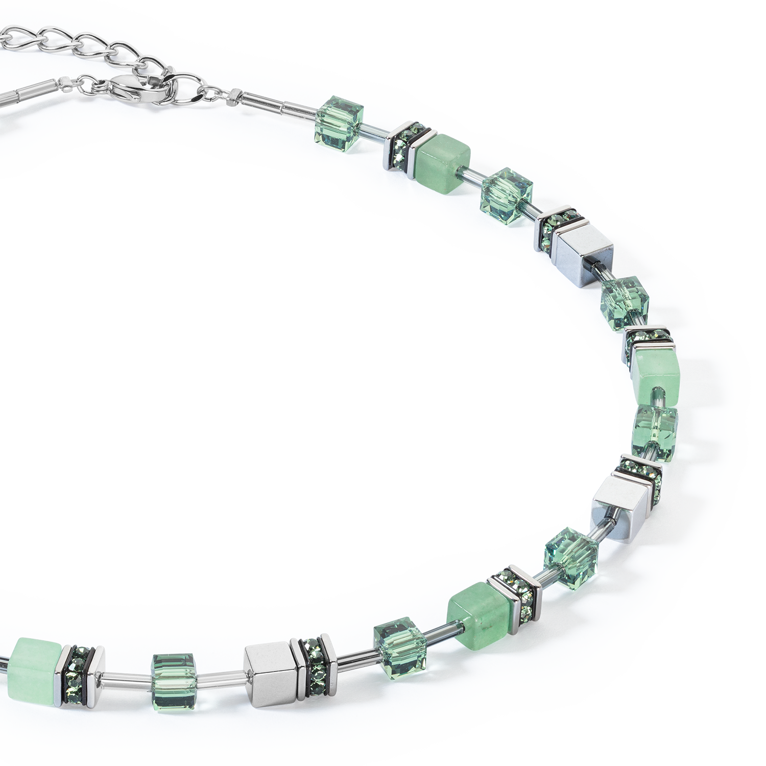 GeoCUBE® Iconic Precious necklace green