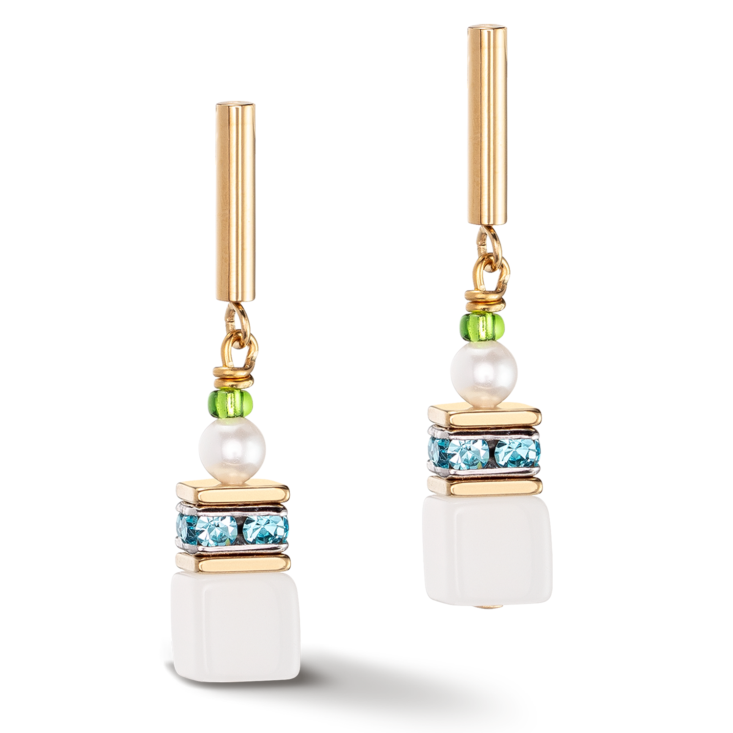 GeoCUBE® Fusion Festive earrings multicolour