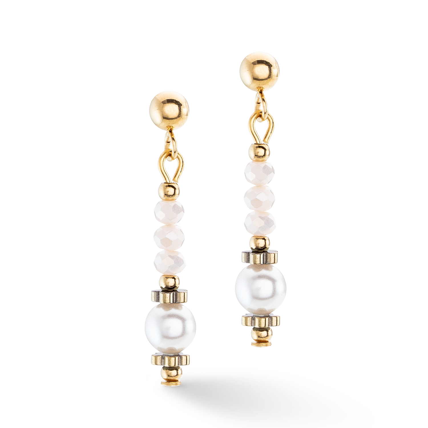 Earrings Little Twinkle Pearl Mix white