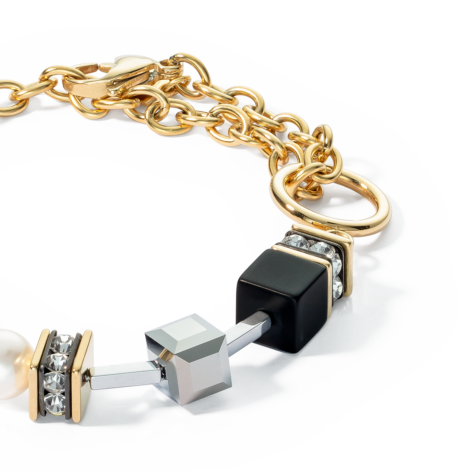 Bracelet Mysterious Mix gold-black