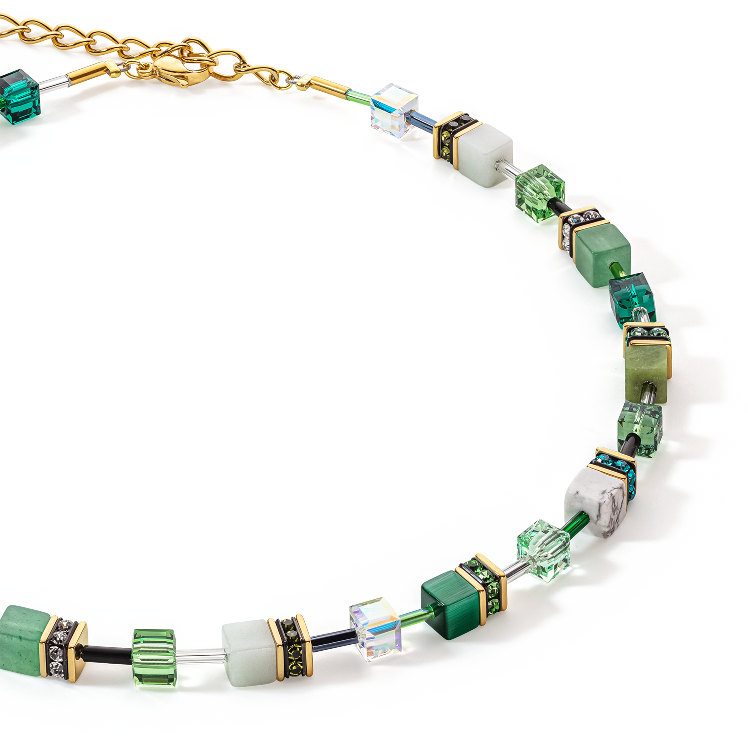 GeoCUBE® Iconic Precious necklace green